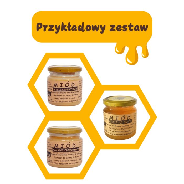 zestaw miodów na prezent