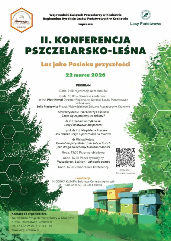 Konferencja pszczelarsko-leśna WZP Kraków